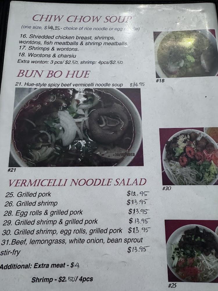 Pho & Banh Mi VN Dish 11. Che Thai ( Mixed Fruits Dessert: Jackfruit, Longan, Black Jelly )